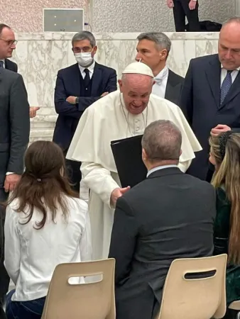 Papa Francesco in udienza | Papa Francesco riceve un 