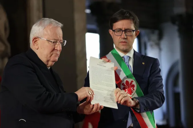 Il Cardinale Bassetti ed il Sindaco di Firenze Nardella |  | Daniel Ibanez CNA