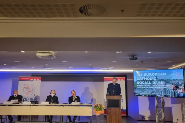 Il momento finale delle Giornate Sociali Europee, Bratislava, 20 marzo 2022 / AG / ACI Group