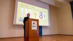 L'arcivescovo Paul Richard Gallagher, "ministro degli Esteri" vaticano, alle celebrazioni per gli 80 anni di relazioni tra Taiwan e Santa Sede, Collegio Urbano, 5 ottobre 2022 / Ambasciata di Taiwan presso la Santa Sede