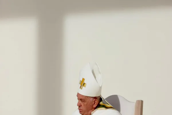 Papa Francesco durante la Messa conclusiva allo Stadio Re Baldovino, Bruxelles, 29 settembre 2024 / Daniel Ibanez / EWTN - ACI Group