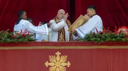 Papa Francesco durante l'Urbi et Orbi del Natale 2024 / Daniel Ibanez / ACI Group